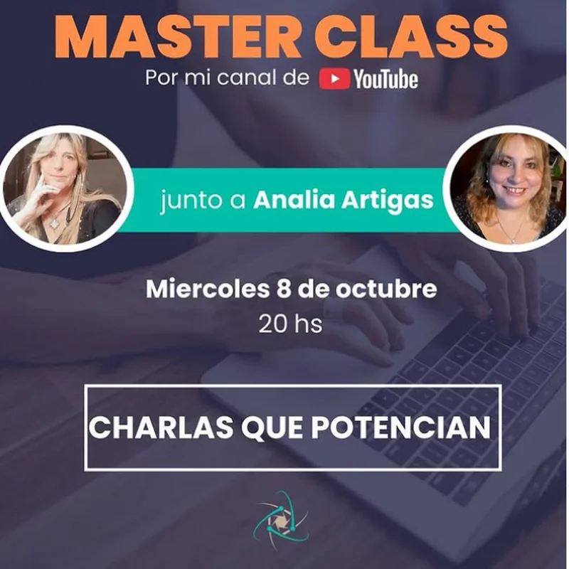 Analía Artigas Verde en la Master Class de Nilda Avellaneda, Charlas que Potencian